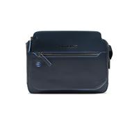 Piquadro Blue Square Bolsa de hombro Piel natural 27 cm azul