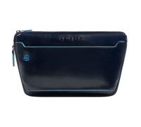 Piquadro Blue Square Bolsa de hombro Piel natural 30 cm azul