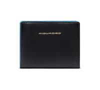 Piquadro Blue Square Women´s Bifold Wallet RFID S Black