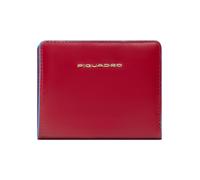 Piquadro Blue Square Women´s Bifold Wallet RFID S Red
