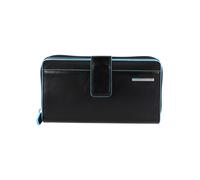 Piquadro Blue Square Monedero, 0.75 Liters, Negro (Nero)