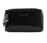 Piquadro Blue Square Devided Toiletry Bag Nero