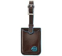 Piquadro Blue Square - Etiqueta para equipaje (16 cm), caoba, 16 cm, Etiqueta para equipaje