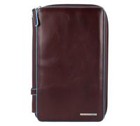 Piquadro Blue Square Maletín para el pasaporte Piel natural 14 cm marrón