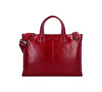 Piquadro Blue Square Maletín Piel natural 42 cm Compartimento para el portátil rojo