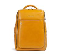 Piquadro Blue Square Backpack 2 Compartments 15,6' Yellow