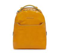 Piquadro Blue Square Bolsos mochila Piel natural 30 cm amarillo