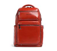 Piquadro Blue Square | Mochila | naranja | 19 L | cuero de vaca de grano fino