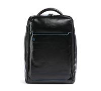 Piquadro Blue Square Mochila negro, cuero, unisex, 18L