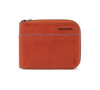 Piquadro Blue Square Revamp Cartera Bloqueo RFID Piel natural 12.5 cm marrón