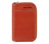 Piquadro Blue Square Revamp Cartera Bloqueo RFID Piel natural 3 cm marrón
