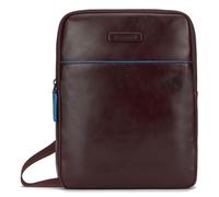Piquadro Blue Square Revamp Crossbody Bag M Mogano