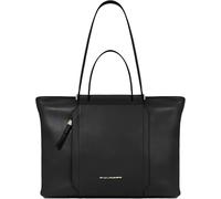 Piquadro - Bolsa de Compras Línea Círculo Negra - Bags - Mujer - Negro - ONE SIZE -