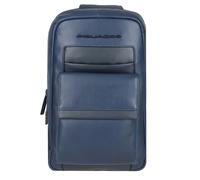 Piquadro Bolsa de hombro Piel 20 cm azul