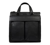 Piquadro - Bolsa de mano PC 13,3" en cuero - amortiguador, compatible con AirTag® y CONNEQUI 4. - Hombre - Negro