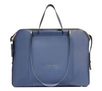 Piquadro Bolsa para portátil Circle de cuero Compartimento para portátil de 40 cm azul
