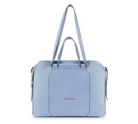 Piquadro Bolsa para portátil Circle de cuero Compartimento para portátil de 40 cm azul