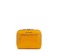 Piquadro- Bolso bandolera de cuero- Bags- Mujer- Amarillo- ONE SIZE- Bolso bandolera de cuero