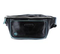 Piquadro - Bolso Bandolera de Cuero Negro con Cremallera - Bags - Hombre - Negro - ONE SIZE -
