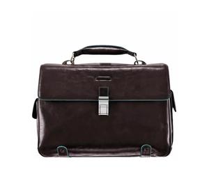 Piquadro- Bolso bandolera marrón para PC con organizador- Bags- Hombre- Marrón- ONE SIZE- Bolso bandolera marrón para PC con organizador