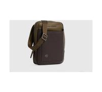 Piquadro Black Square Bolsa de hombro Piel natural 17 cm verde oliva