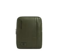 Piquadro - Bolso de hombre - Compartimento compatible con iPad® 1.2'' / Air 1.9'' / Pro 11'' - Cuero - RFID - Bolsillo Smart Tracker - Color verde