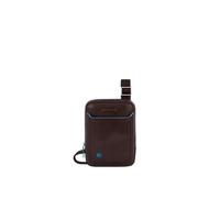 Piquadro - Bandolera organizada con compartimento - Bags - Hombre - Marrón - ONE SIZE -