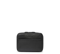 Piquadro - Bolso de Mano Para Cables de Viaje en Piel - Unisex - Negro