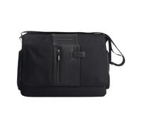 Piquadro - Bolso Mensajero Ecológico Negro Cuero - Bags - Hombre - Negro - ONE SIZE -
