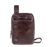Piquadro Borsello per iPad Mini in Pelle, Bolso Bandolera Uomo, Marrón, Talla única