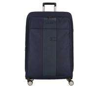 Piquadro Brief 4 ruedas Carrito 78 cm con pliegue de expansión azul