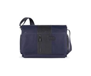 Piquadro Brief Maletín Mensajero 43 cm Compartimento para el portátil azul