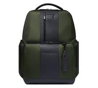 Piquadro Brief Mochila de negocios Bloqueo RFID 42.5 cm Compartimento para el portátil verde