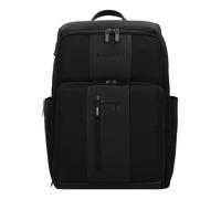 Piquadro Brief Mochila de negocios Piel natural 43 cm Compartimento para el portátil negro