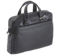 Piquadro CA3339MO/N Bolso escolar, 40 x 9 x 30 cm, color Negro