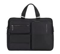 PIQUADRO Ca5882w116, Carpeta Ronnie Porta PC 15.6'' Dos Compartimentos Hombre/Mujer/Unisex, Negro, Talla única