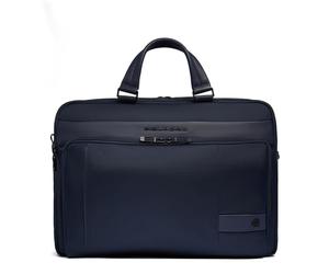 PIQUADRO Carpeta 2 compartimentos PC 15,6" iPad 12,9" piel_TES azul - azul One Size