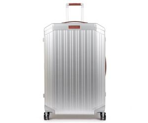 Piquadro Carro Alu 4 Ruedas 79 cm color plata