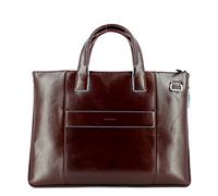 Piquadro Cartellina sottile in Pelle Due manici, Bolsa Escolar Unisex Adulto, Caoba, 42