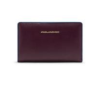 Piquadro - Cartera Bifold Azul Cuadrada - Accessories - Mujer - Rojo - ONE SIZE -