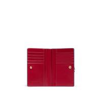 Piquadro - Cartera compacta de Cuero para Mujer - Rojo - Mujer/Unisex