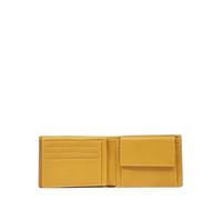 Piquadro - Cartera de Cuero para Hombre con Monedero y portadocumentos - Gris - Elegante
