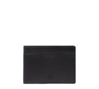 Piquadro - Cartera de Hombre con portadocumentos - Cuero, 7 Porta-Tarjetas, portamonedas, Ventana Vertical, RFID - Negro