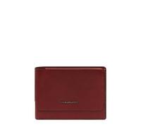 Piquadro - Cartera de Hombre con portadocumentos - Cuero, 7 portatarjetas, Monedero, Ventana Vertical, RFID - Cuero