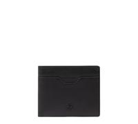 Piquadro - Cartera de Hombre con portadocumentos de folleto - Cuero, 7 portatarjetas, Monedero, RFID - Negro