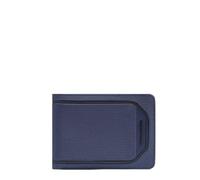 Piquadro - Cartera de Tela reciclada para Hombre con monedera - 4 portatarjetas, RFID - Sostenible - Azul