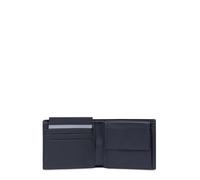 Piquadro - Cartera Monedero Tejido Bio-Based - Hombre - Negro