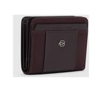 Piquadro - Cartera Pequeña Bifold - Accessories - Mujer - Marrón - ONE SIZE -