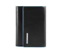 Piquadro - Cartera pequeña mujer triple de piel con monedero- tarjetero y protección Rfid - Accessories - Mujer - Negro - ONE SIZE -