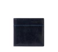 Piquadro - Cartera Sujeta Billetes RFID Blue Square - Hombre - Azul Noche